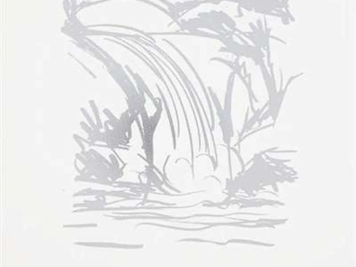 Untitled (waterfall drawing)