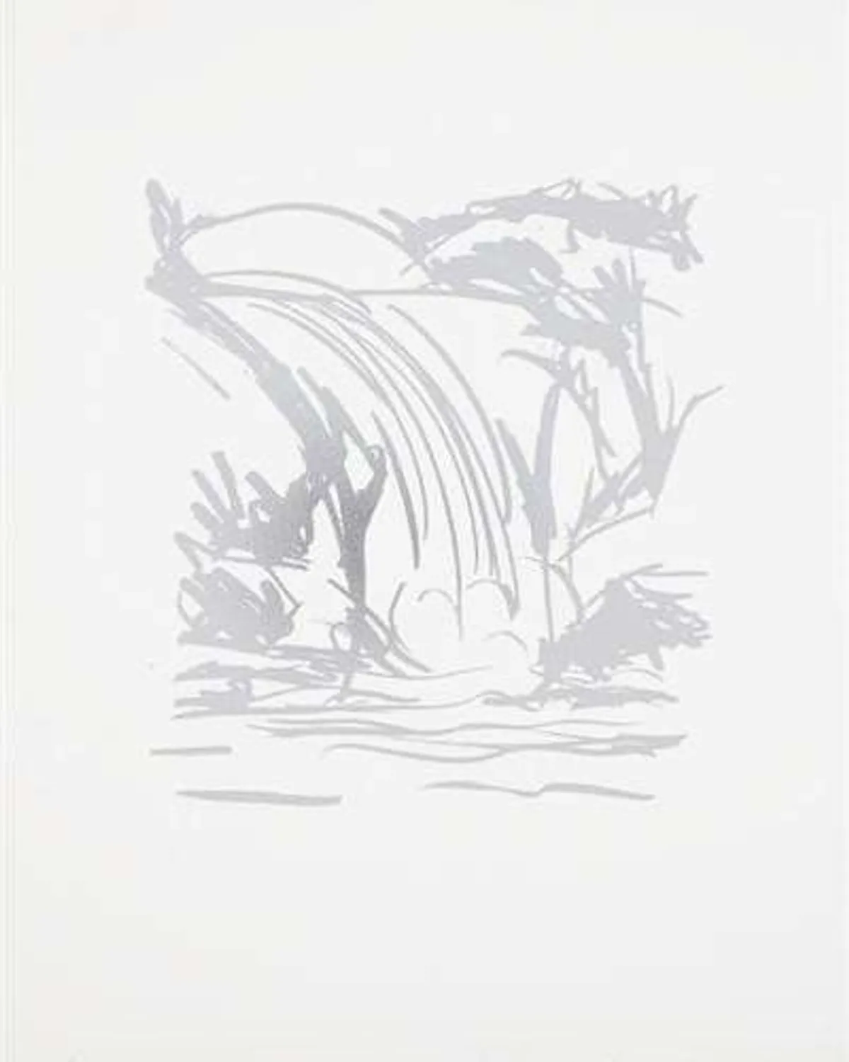 Untitled (waterfall drawing) by Jeff Koons