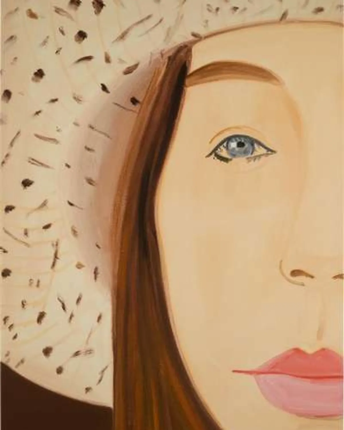 Straw Hat 2 by Alex Katz