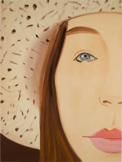 Straw Hat 2 by Alex Katz