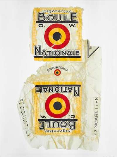 Fag Packets (Boule) by Peter Blake