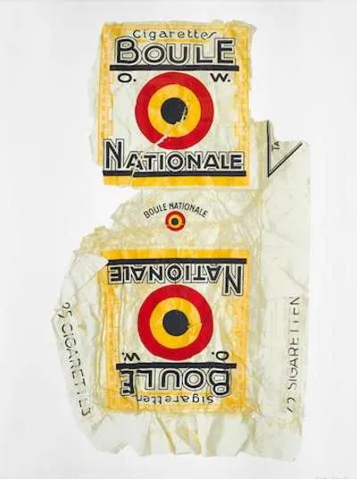 Fag Packets (Boule) by Peter Blake