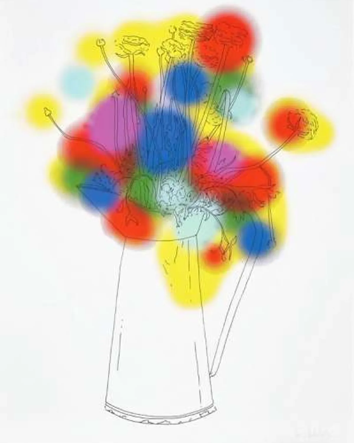 Flowers And A Few Colours by Nicolas Party