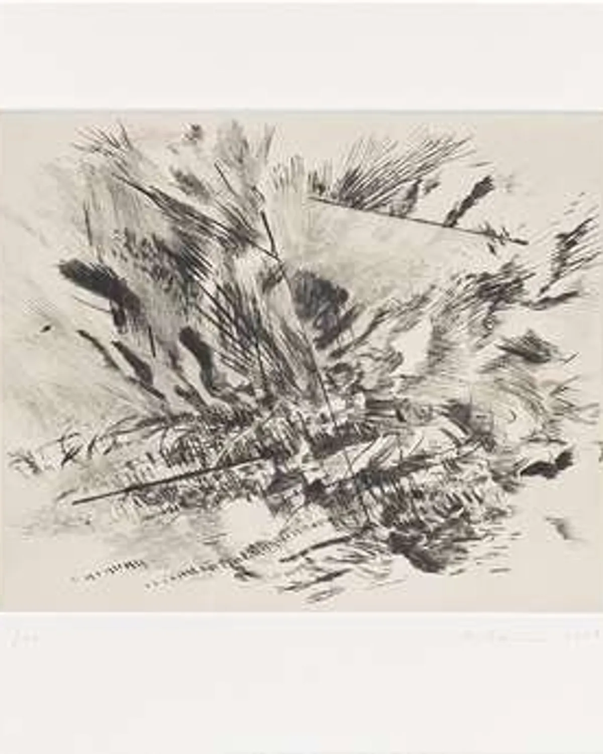 Untitled (Grey Area) by Julie Mehretu
