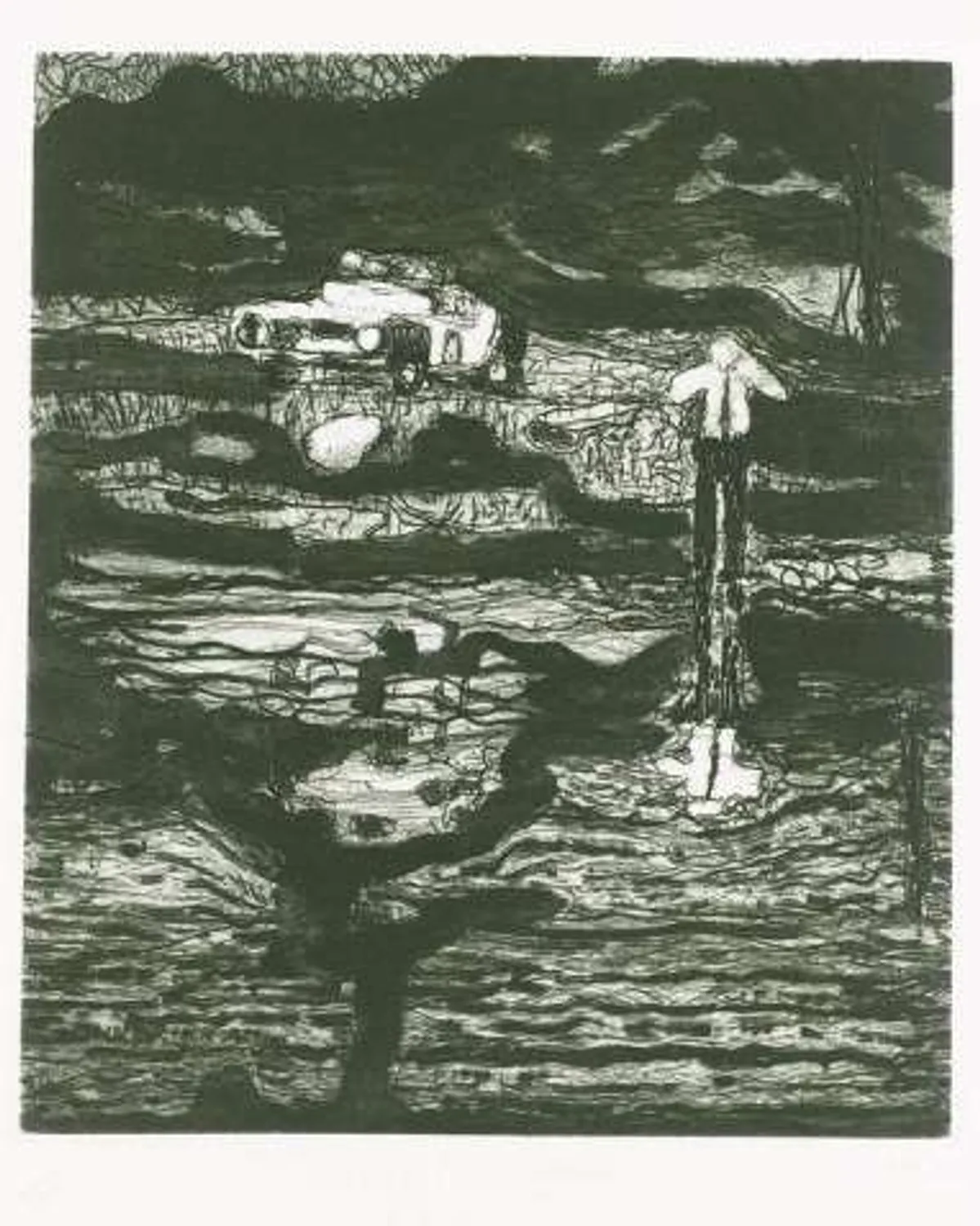 Echo Lake by Peter Doig