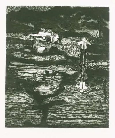 Echo Lake by Peter Doig