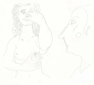 More Sketches Of Spain - For Miles Davis #2 by George Condo