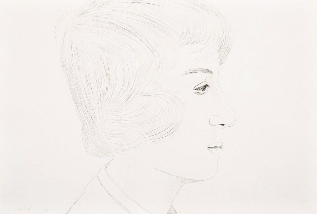 Profile Of Vincent by Alex Katz