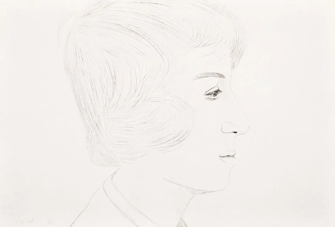 Profile Of Vincent by Alex Katz