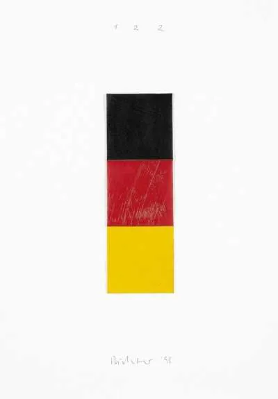 Schwarz Rot Gold I by Gerhard Richter