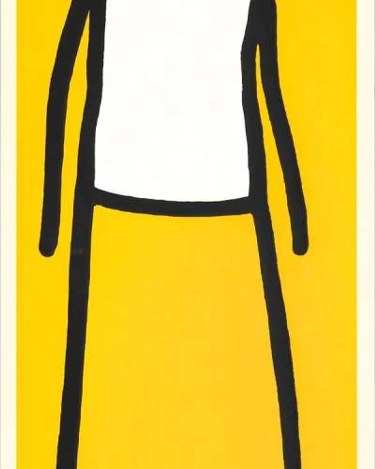 Walk (yellow) by Stik