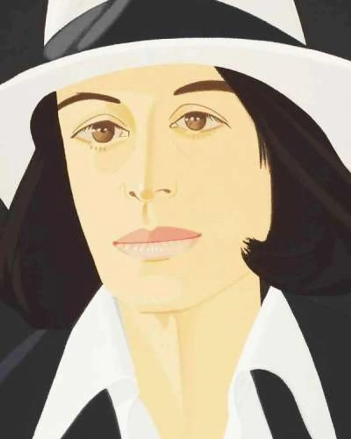 White Hat by Alex Katz