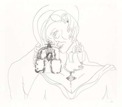 More Sketches Of Spain - For Miles Davis #3 by George Condo