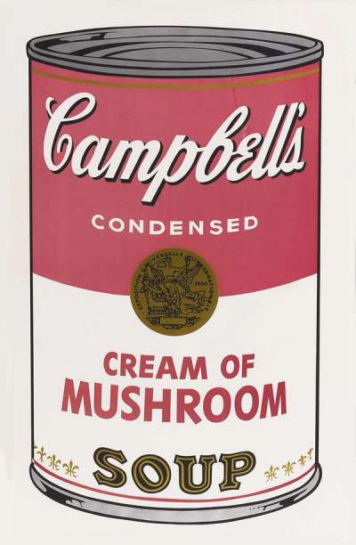 Campbell's Soup I, Cream Of Mushroom (F. & S. II.53) by Andy Warhol