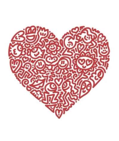 Holding Hands by Mr Doodle