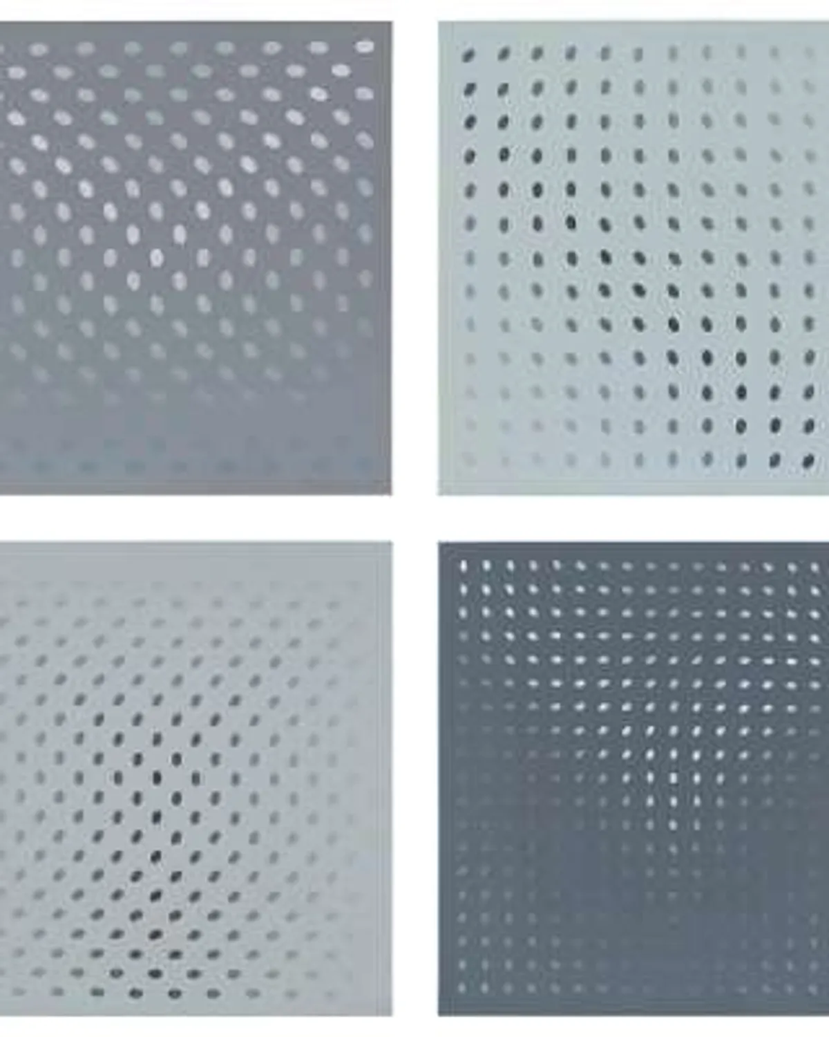 Nineteen Greys (complete set) by Bridget Riley
