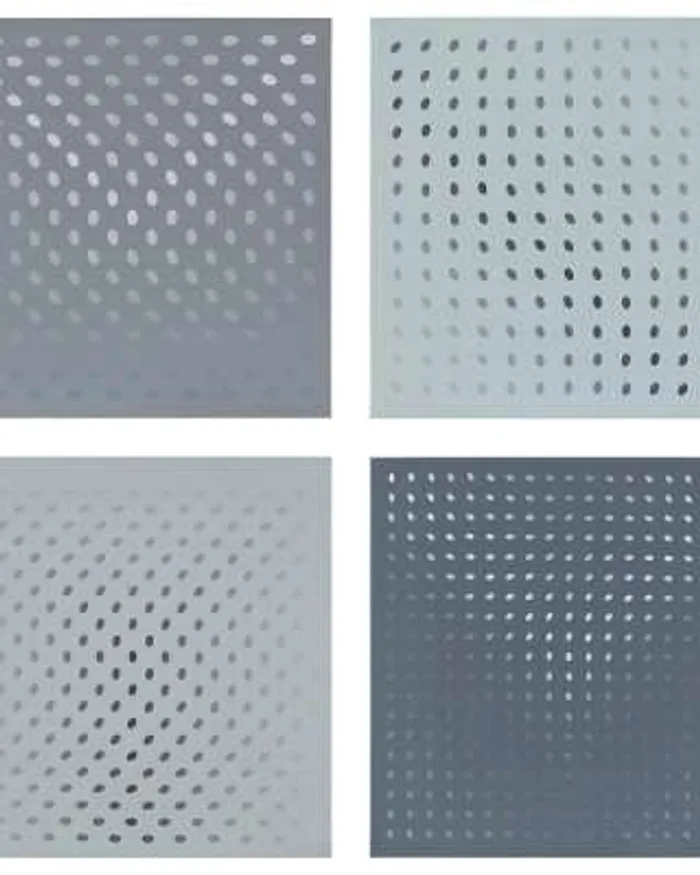 Nineteen Greys (complete set) by Bridget Riley