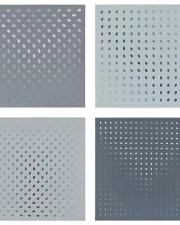 Nineteen Greys (complete set) by Bridget Riley