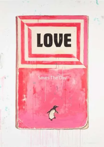Love Saves The Day by Harland Miller