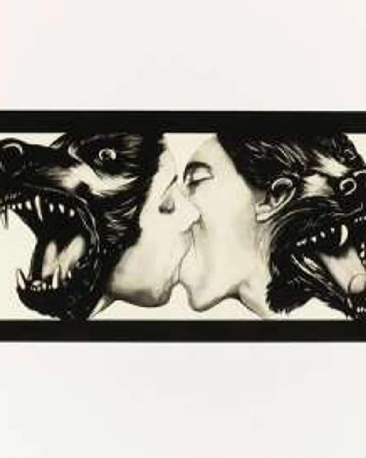 Strong in Love (Light Yellow) by Robert Longo