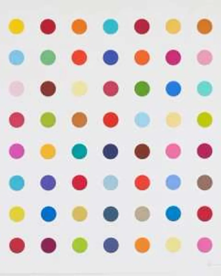 M-Fluorobenzylamine by Damien Hirst