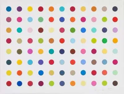 M-Fluorobenzylamine by Damien Hirst