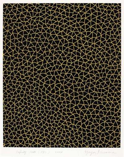 Infinity Nets (YBL) by Yayoi Kusama