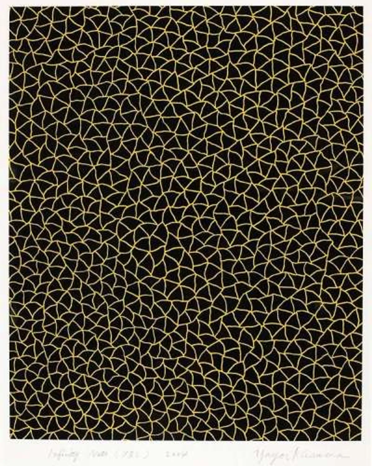 Infinity Nets (YBL) by Yayoi Kusama