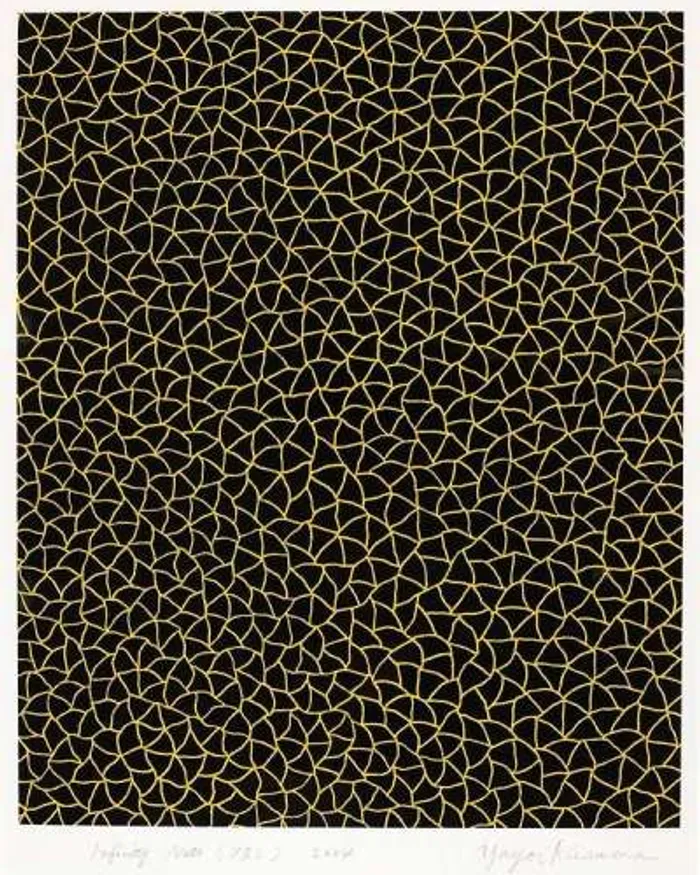 Infinity Nets (YBL) by Yayoi Kusama