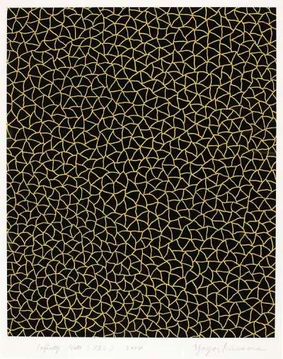 Infinity Nets (YBL) by Yayoi Kusama