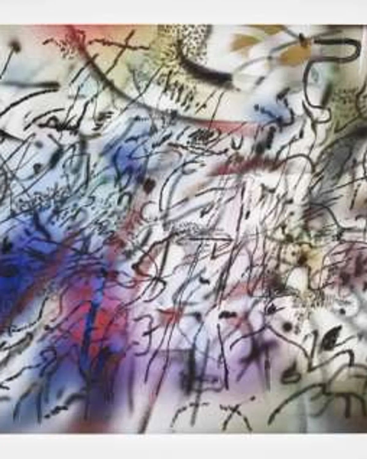 Among The Multitude III by Julie Mehretu