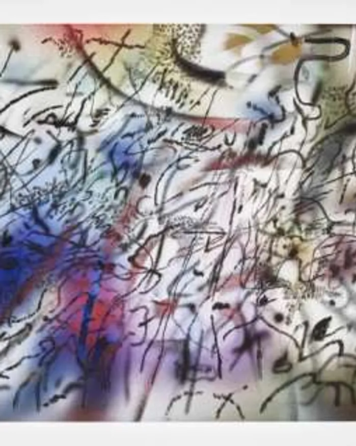 Among The Multitude III by Julie Mehretu