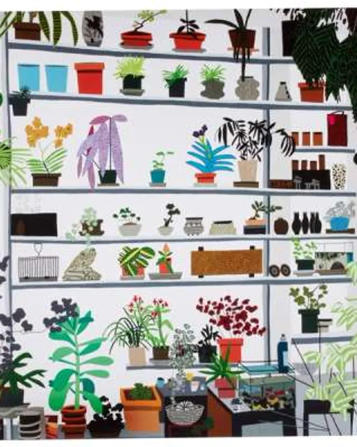 Large Shelf Still Life by Jonas Wood