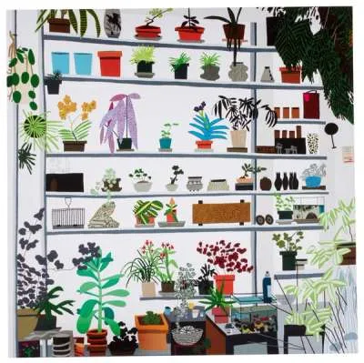 Large Shelf Still Life by Jonas Wood