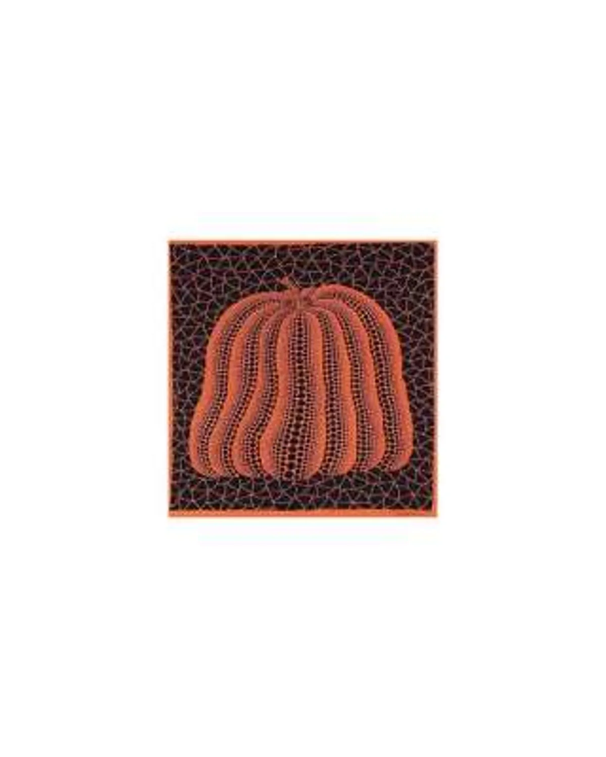 Pumpkin Memorial Scarf (red) by Yayoi Kusama