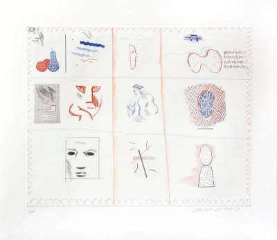 Franco-American Mail by David Hockney