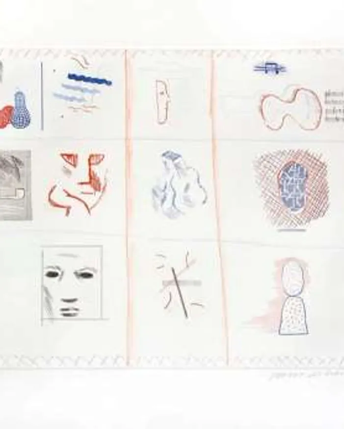 Franco-American Mail by David Hockney