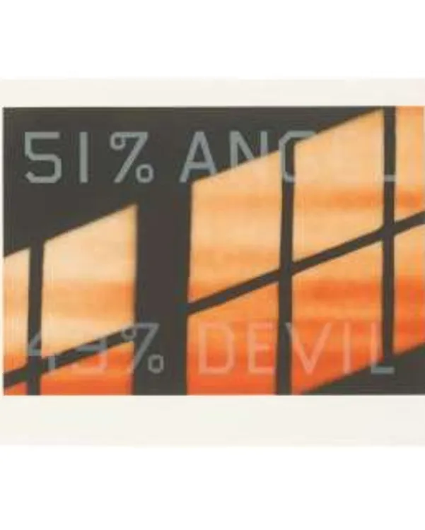 51% Angel 49% Devil by Ed Ruscha