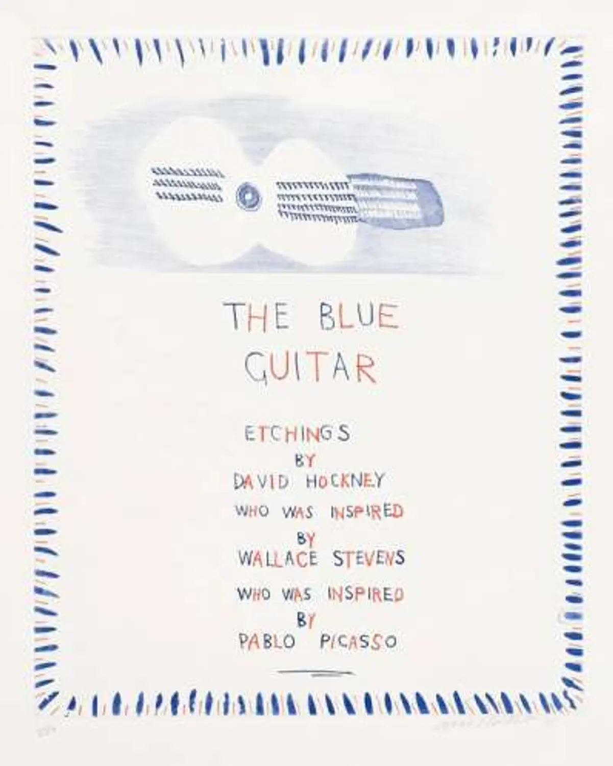 The Blue Guitar (frontispiece) by David Hockney