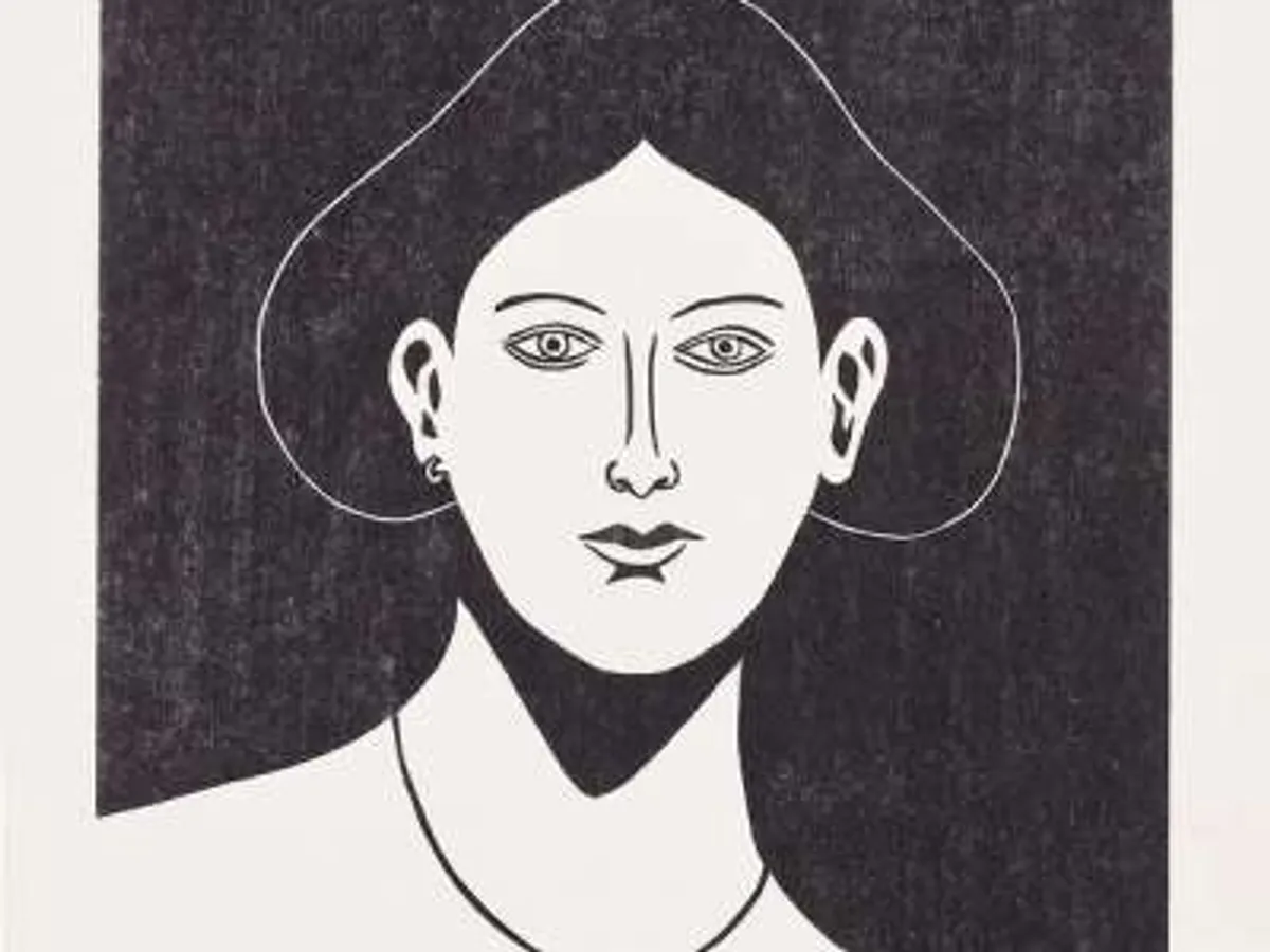 Portrait With A Seahorse Necklace