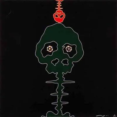 Time Bokan (black) by Takashi Murakami