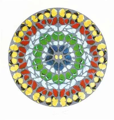 Quare Fremuerunt Gentes (diamond dust) by Damien Hirst