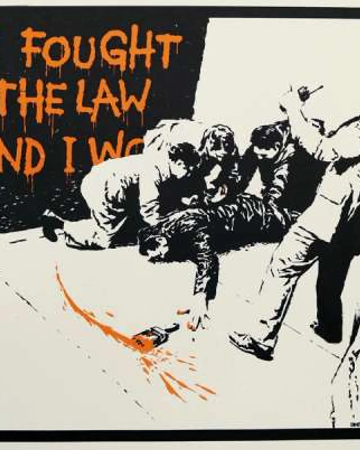 I Fought The Law by Banksy
