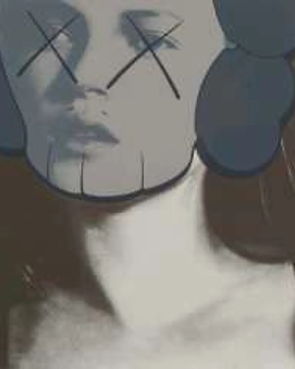 Kate Moss, White Gloves by KAWS