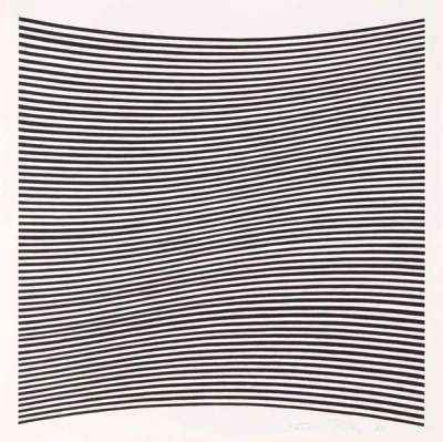 La Lune En Rodage by Bridget Riley