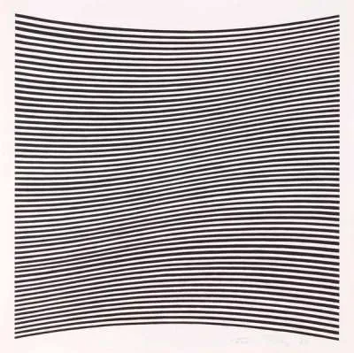 La Lune En Rodage by Bridget Riley