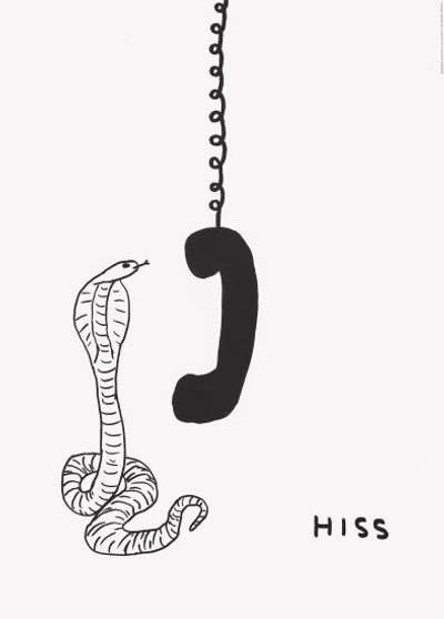 Hiss by David Shrigley