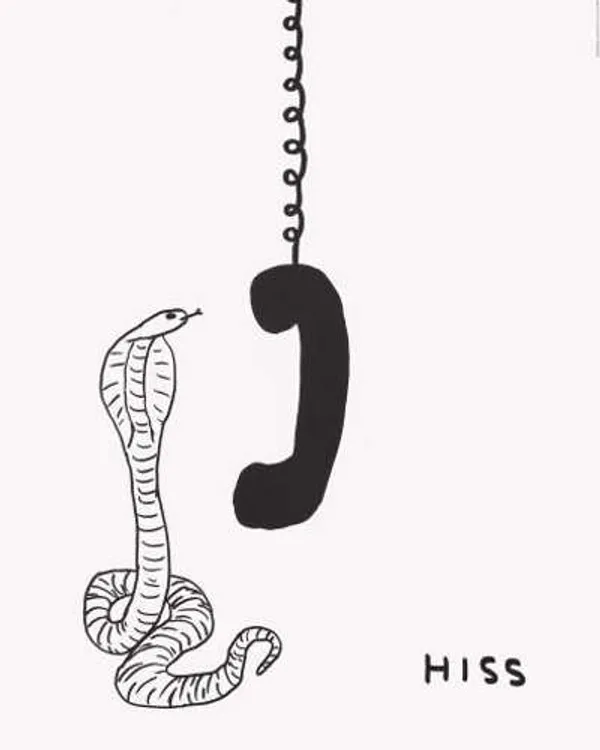 Hiss by David Shrigley