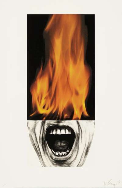 Arena Brains by Robert Longo