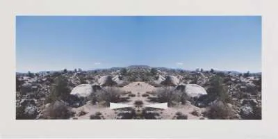 Bow-Tie Palm Springs by Ed Ruscha